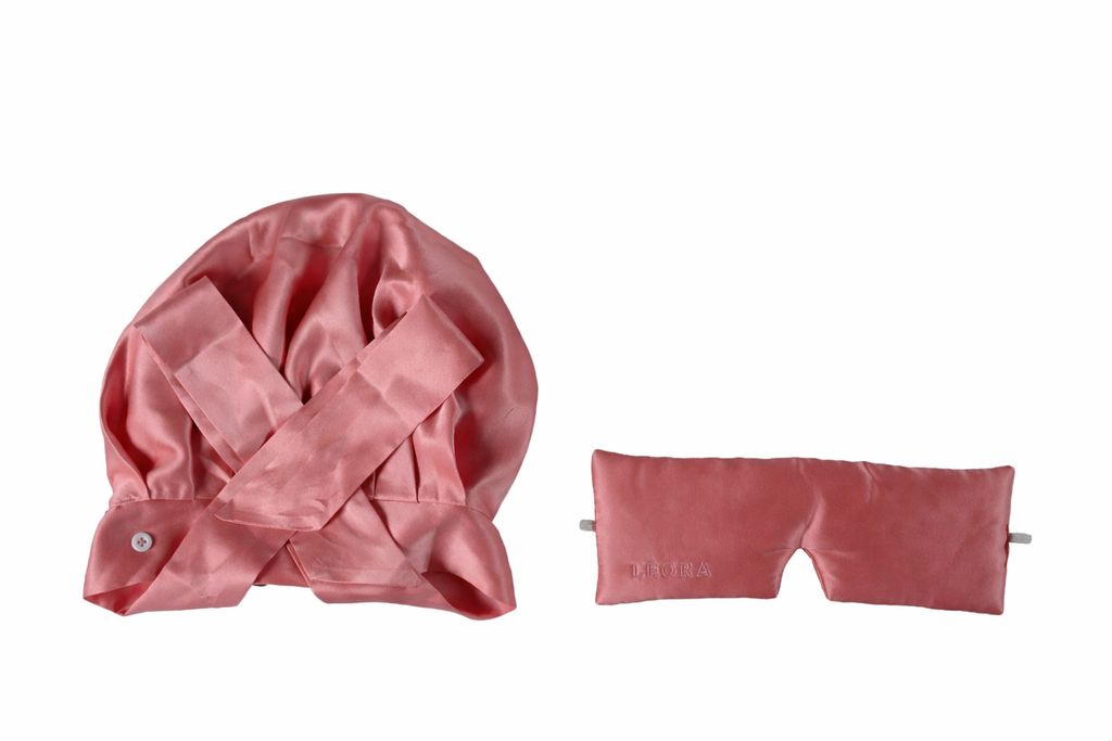 Kit Essentiel LEORA™ 100% Soie de Mûrier - Bonnet + Masque