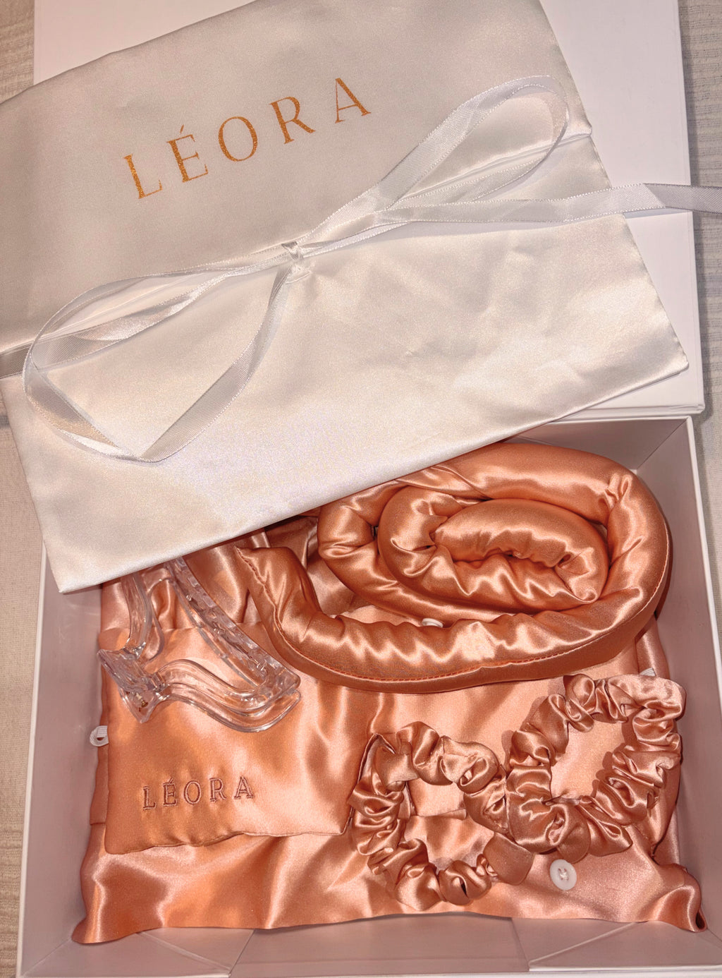 Kit Complet LEORA™ 100% Soie de Mûrier - Bonnet 3-en-1