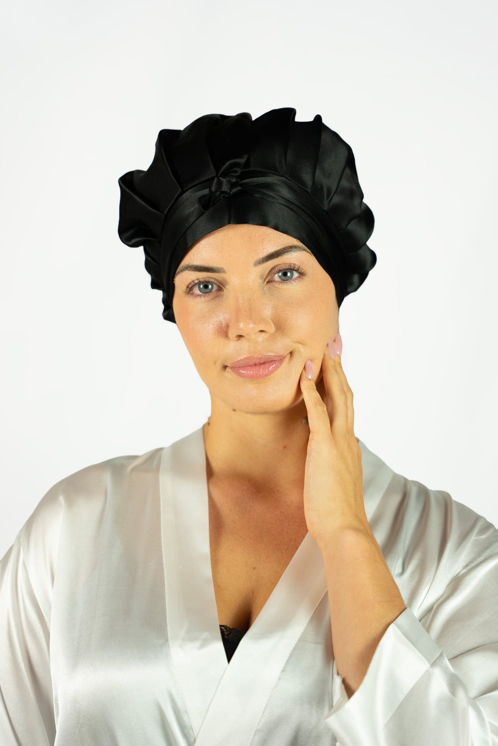 Kit Complet LEORA™ 100% Soie de Mûrier - Bonnet 3-en-1