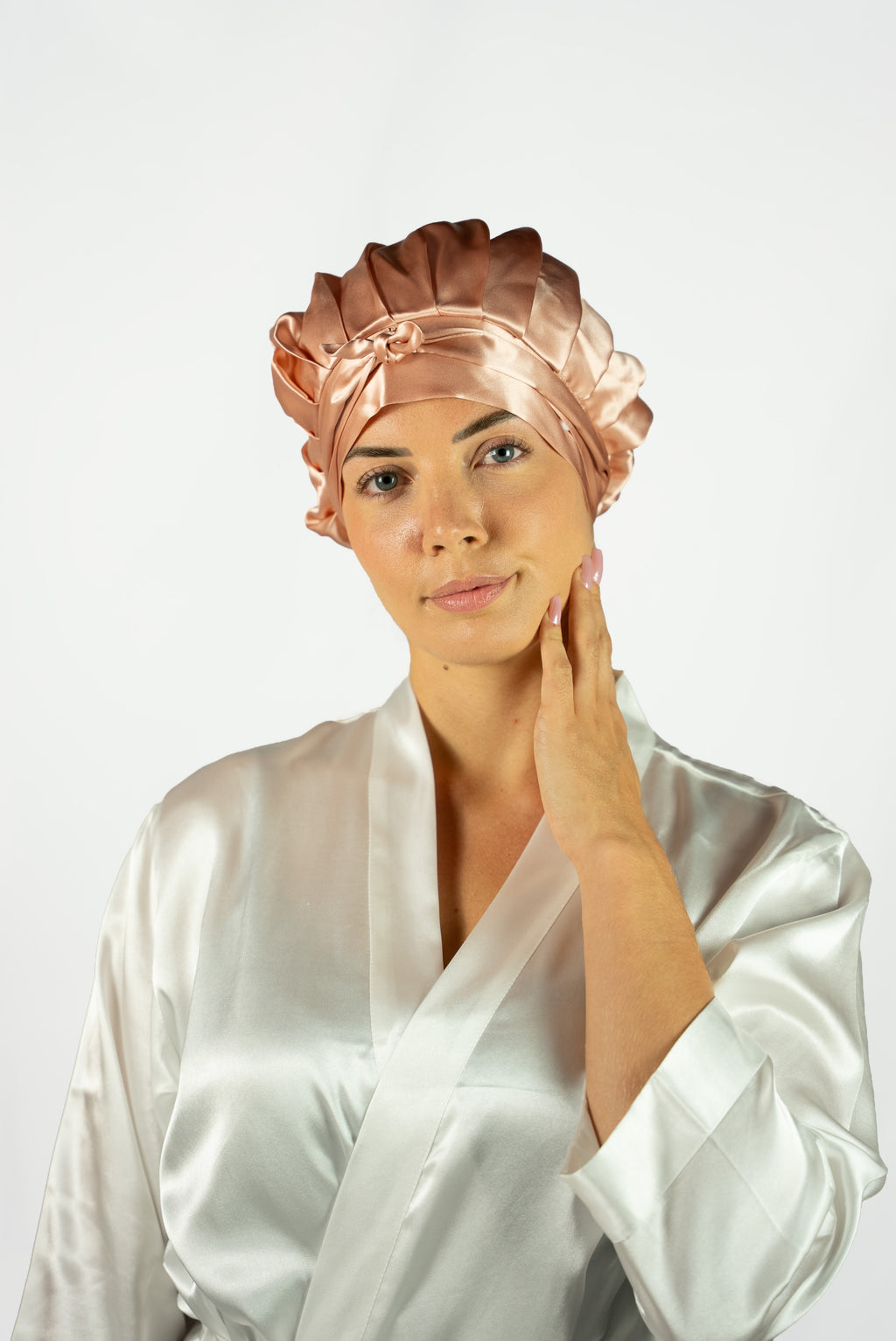 Kit Essentiel LEORA™ 100% Soie de Mûrier - Bonnet + Masque