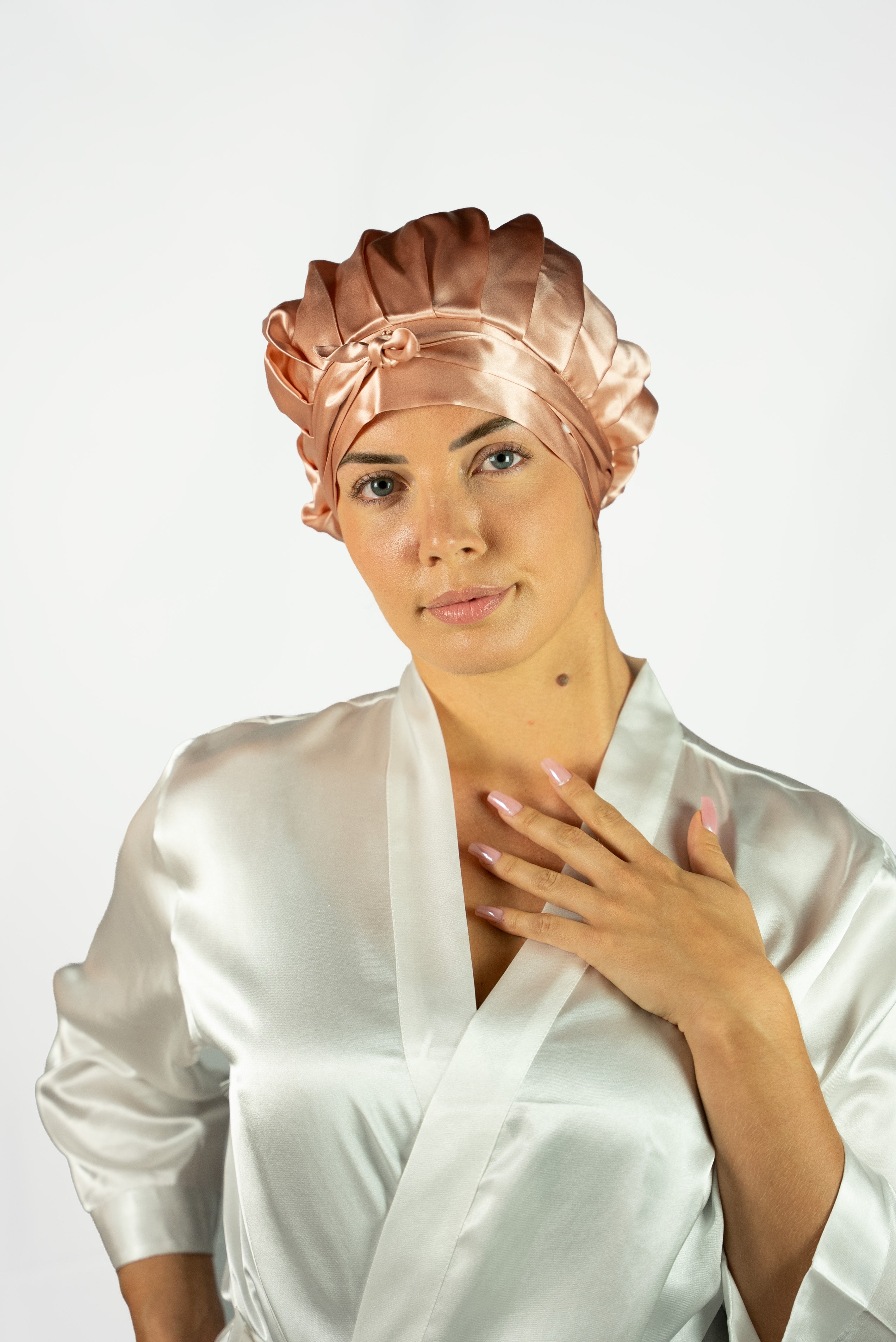 Kit Complet LEORA™ 100% Soie de Mûrier - Bonnet 3-en-1