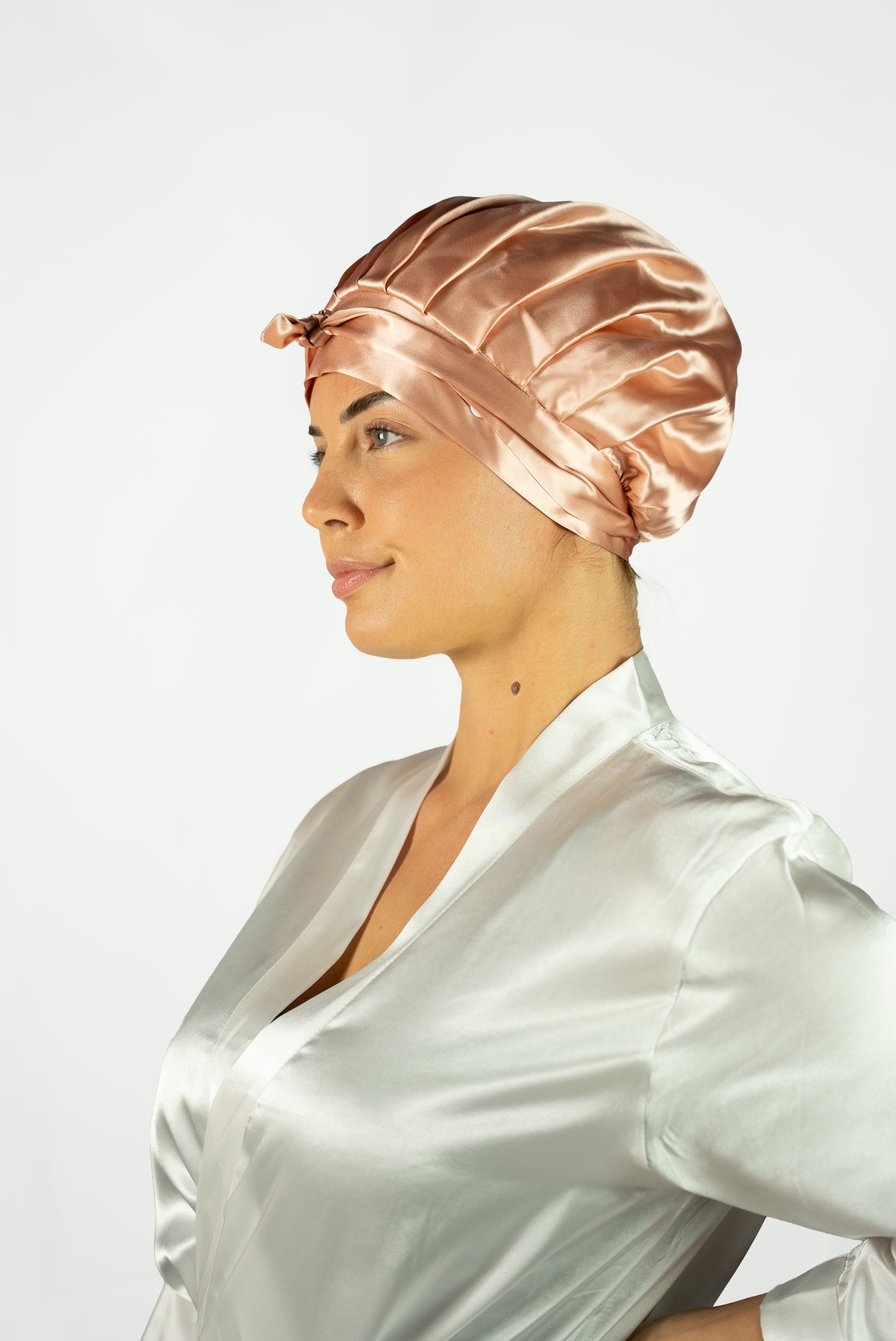 Kit Complet LEORA™ 100% Soie de Mûrier - Bonnet 3-en-1